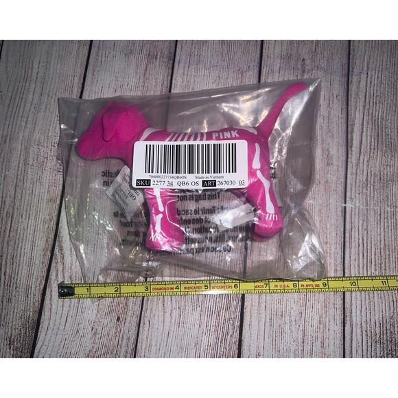 Victorias Secret Mini Dog Pink Skeleton Limited Ed 2023 Collectible NEW SEALED - Picture 4 of 4